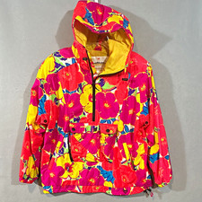 Vtg 80’s Obermeyer Women’s S Hooded 1/2 Zip Ski/Snowboard Anorak Jacket 233 picture