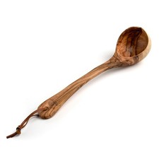 Handcrafted Olive Wood 14-Inch Ladle picture