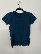 Lululemon Swiftly Tech Short Sleeve T Shirt Teal Turquoise Size 6 picture