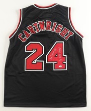 Bill Cartwright Signed Chicago Bulls Alternate Jersey (JSA) 1979 1st Round Pick picture
