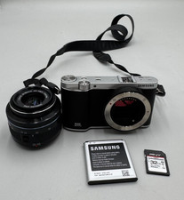 Samsung NX3000 Mirrorless Camera With 20-50mm Samsung Lens Battery 32GB SD Blk B picture