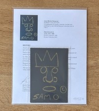 Jean-Michel Basquiat Original 1980 Souvenir Postcard SAMO picture