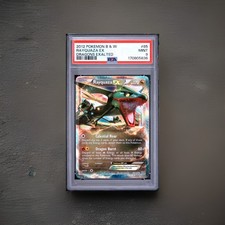 2012 Pokemon Black & White Dragons Exalted Rayquaza Ex #85 PSA 9 Mint picture