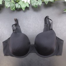 Soma Women's Black 38C Vanishing 360 Perfect Coverage Underwire Bra Nylon Blend picture