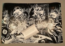 Bobby Kareem Hill Fred Hampton Scene Can't Kill The Revolution XL Art Print LOP picture