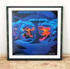Orig. Verner PANTON Vision 1970s Psychedelic Space Age Poster Mid Century Modern picture