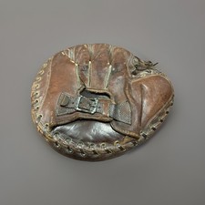 Antique Goldsmith Finger Grip Bill Killefer Model Catchers Mitt Glove  picture