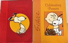 Celebrate Peanuts By Charles M. Schulz 2 Book set Good Condition picture