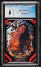 2017 Marvel Spider-Man Homecoming Black Foil 21/49 Aunt May #11 CGC 9 Mint h8p picture