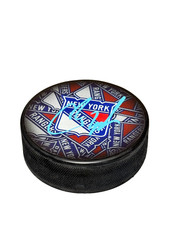 Cole Beaudoin signed  New York Rangers  NHL hockey official puck  PROOF  #3 picture