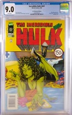 💥🟢 CGC 9.0 INCREDIBLE HULK #441 NEWSSTAND VARIANT 1.50 EDITION Pulp Fiction picture