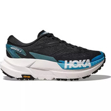 HOKA Mafate X Trail-Running Shoes - Men's, Black/Skyward Blue, NEW BOX SALE 2026 picture