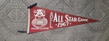 Vintage 1967 All-Star Football Game  Oakland Coliseum pennant Oakland Raiders picture