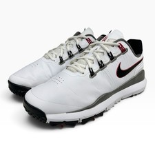 NIKE Tiger Woods TW14 Golf Shoes White/Red/Blue Men’s Size 9.5 Wide 605390-100 picture