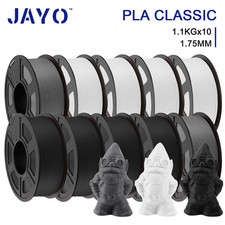 JAYO 5KG/10KG/20KG PLA Classic Black White Gray 3D Filament 1.75mm 1.1KG/SET picture