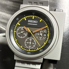 SEIKO 2015 Vintage Giugiaro Aliens Ripley Quartz Chronograph SCED035 NICE picture