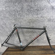 Vintage Trek Antelope 800 MTB Frame 19in Gray Steel 1980s Fork Canti 26in 126mm picture