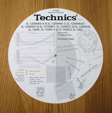 Technics SL-1200MK6/SL-1200MK7/SL-1500C & SL-100C Cartridge Alignment Protractor picture