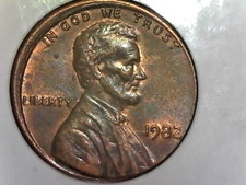 1982 LINCOLN CENT ERROR OFF CENTER 3.1GRMS picture