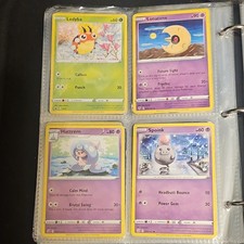 Pokémon TCG Sword & Shield Ledyba Lunatone Hattrem Spoink Card Lot picture