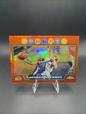2008-09 Topps Chrome - Carmelo Anthony #15 Orange Refractor /499 picture