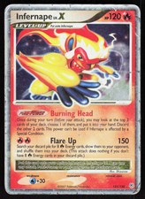 Infernape LV.X 121/130 Ultra Rare Diamond and Pearl Pokemon EN Damaged picture
