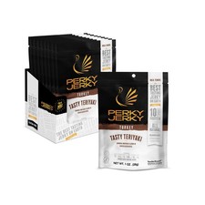 Perky Jerky Tasty Teriyaki Turkey Jerky, 1oz Pack of 12 - Low Sodium - 10g Pr... picture