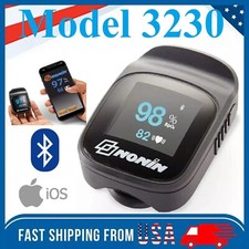 Nonin 02 SpO2 meter Model 3230 Bluetooth Smart Pulse Oximeter- 100% + reviews picture
