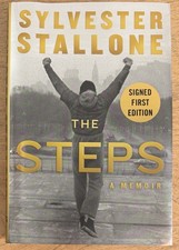 Sylvester Stallone SIGNED Book Memoir The Steps Book AUTOGRAPH Hardcover IN HAND picture