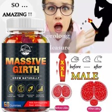 Male Health Gummies Penis Bigger Grow Longer Max Girth Boost Stamina Performance picture