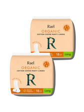 Rael Organic Cotton Cover Panty Liners, Daily, Unscented (Long Size) picture