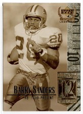 1999 Upper Deck Century Legends #12 Barry Sanders Detroit Lions picture