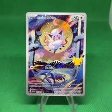 Pokemon Hisuian Zorua 145/128 30th Anniversary Full Art Illustration Rare NM picture