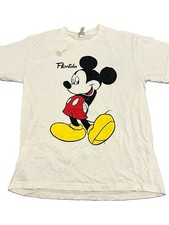 Vintage Disney Mickey Mouse Florida Graphic T-Shirt White Adult M picture