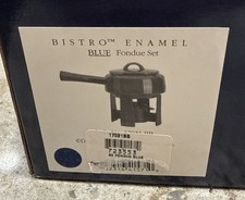 DANSK Bistro Enamel Blue Fondue Set picture
