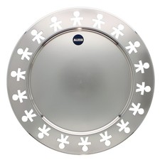 Alessi Girotondo Serving Tray King Kong, Round 15.75in, Stainless Steel AKKGT-KE picture