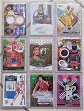 HUGE AUTO, GAME USED, ROOKIE, BASKETBALL CARD LOT LOADED picture