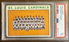 Cardinals Team, 1964 Topps, 87, PSA 7, World Series Champs picture
