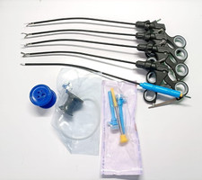 Laparoscopic Single Incision SILS Port Gynecology Surgical Instrument kit 9Pc picture