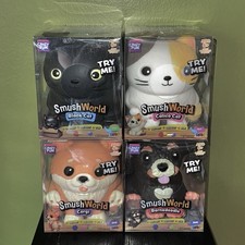 RMS Crazy Fun SMUSHWORLD Cats & Dogs SET OF 4 Viral Squishy Toy picture