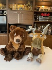 Disney Store Brother Bear Koda & Tuke Moose Plush 14