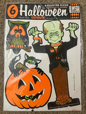 This 1981 Beistle Halloween Cutouts pack (Item #01206) picture