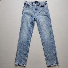 Gap Denim Womens 8/29R High Rise Straight Leg Jeans Medium Wash Blue size 8 picture