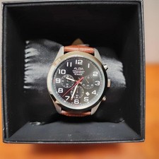 Seiko ALBA Overseas Exclusive Model Chronograph 10 ATM Leather Strap picture
