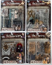 Vintage 1998 Todd McFarlane’s MONSTERS Playsets Series 2 COMPLETE SET of Four picture