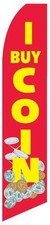 I Buy Coin Flag Flutter Feather Banner Swooper picture