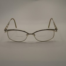 Chic Eyewear Lenor Rose Gold Eyeglass Frames 57-16-150 Cat Eye Semi-Rimless picture