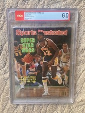 💙 PSA 6.0 💛 1984 Magic Johnson Sports Illustrated LABEL REMOVED Not CGC picture