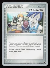 TV REPORTER (JEREMY SCHARFF-KIM) 82/101 Pokemon WORLD CHAMPIONSHIP DECKS picture