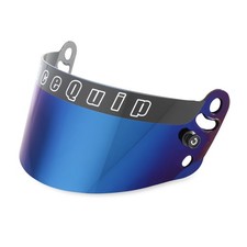 RaceQuip 204007RQP Helmet Face Shield Blue Iridium Pro20 for Pro Model picture